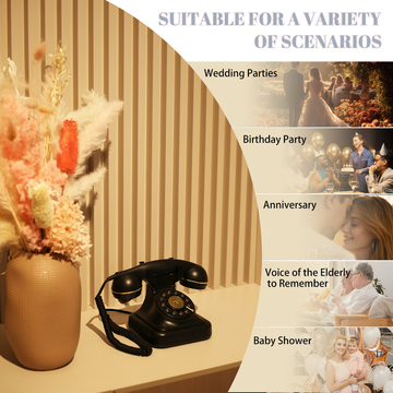 USB Phone Message Guest Book 32GB Audio Guest Book Wedding For Special Occasion