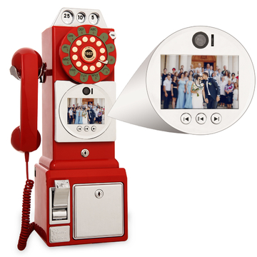 Plastic Video Guest Book Clear HD 1080P Video And Sound Phone Recording Wedding ISO