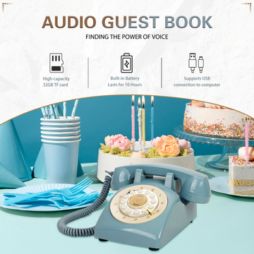 Event Guest Book Phone Recording Celebration Audio Guest Book For Wedding Diy