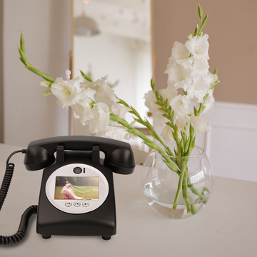 32GB Video Guest Book HD 1080P Telephone Guest Book With Night Light  For Cherished Memories