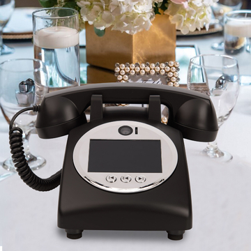 32GB Video Guest Book HD 1080P Telephone Guest Book With Night Light  For Cherished Memories