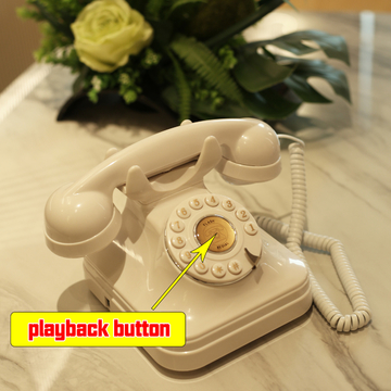 32GB Audio Phone Guest Book Voice Record 10hrs Recording Phone Wedding Guest Book