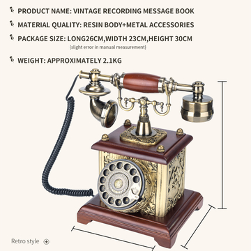 Record Relive Birthday Guest Book Manual Telephone Wedding Guest Book For Anniversaries