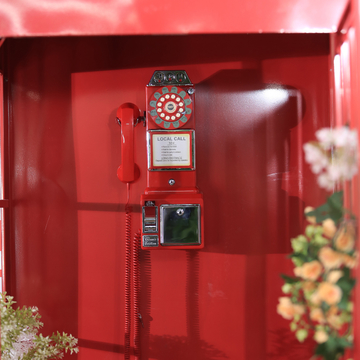Plastic Telephone Guest Book Simple Operation Audio Phone Guestbook For Events